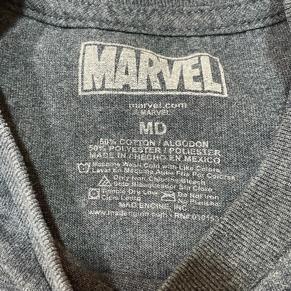 Marvel Avengers Comic Book Heroes MCU Tee Medium Spider-Man Thor Ironman Captain - Picture 4 of 4